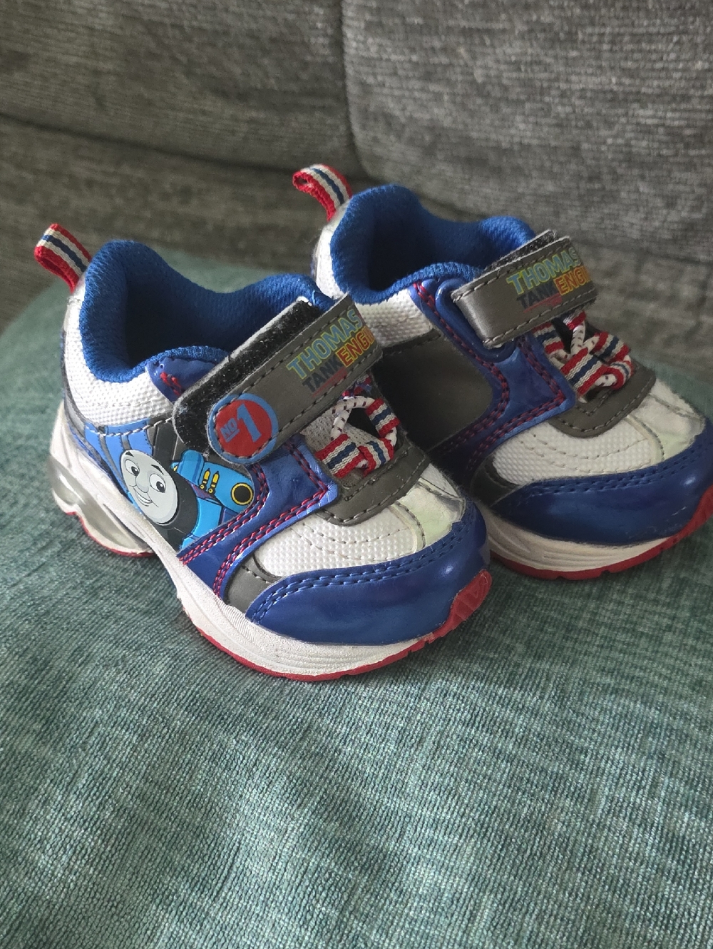 Thomas & Friends Blue, White & Red Toddler Sneakers